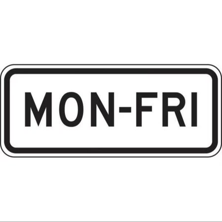 Accuform BICYCLE  PEDESTRIAN SIGN MONFRI FRW226RA FRW226RA